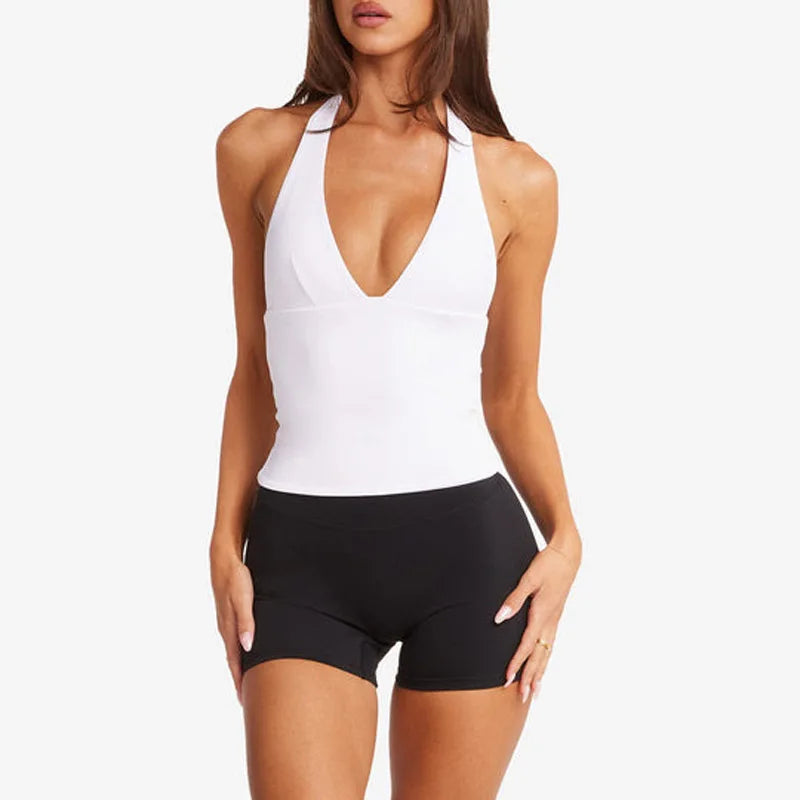 Woman Top Gym  Impact Halter Top Clothes Chest Pad Yoga Tank Tops Push-up Sports Bra Fitness Workout Activewear