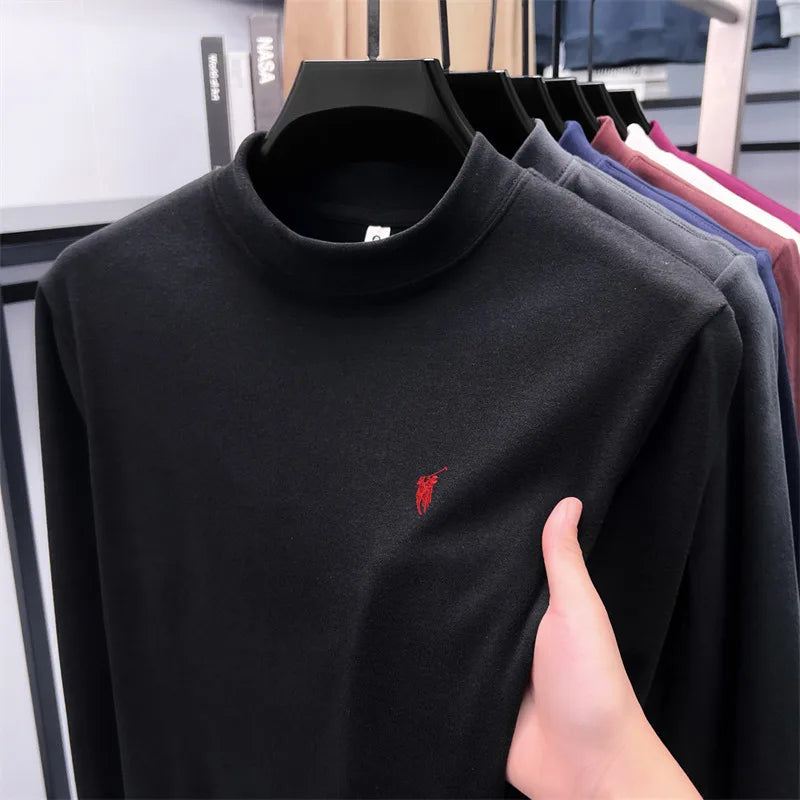 Xiaoma logo solid color simple hoodie men's top t-shirt windproof, warm, loose and comfortable