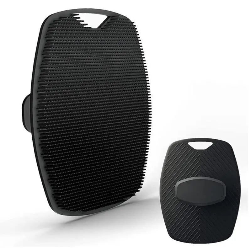Soft Silicone Exfoliating Brush Cleanser Manual Body Cleansing Scrubber Shower Gentle Massage Bath Brush Cleaning Tools
