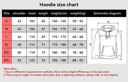 2025 Popular New Style Hooded Hoodie for Men and Women Metal Rock Retro Printed Tops Sell Well Internationally