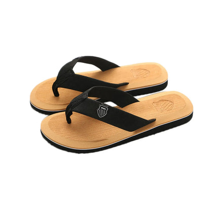 Men'S Flip Flops Simple Men'S Flip Flops Lightweight Casual Slippers Non-Slip Clip Foot Beach Vacation Seaside Play Comfortable