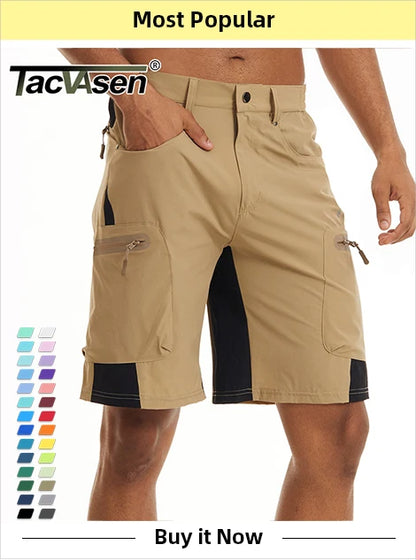 TACVASEN Men Outdoor T-shirts Work Polos Summer Quick Dry T-shirts Long Sleeve Lightweight Golf T-shirts Tee Tops