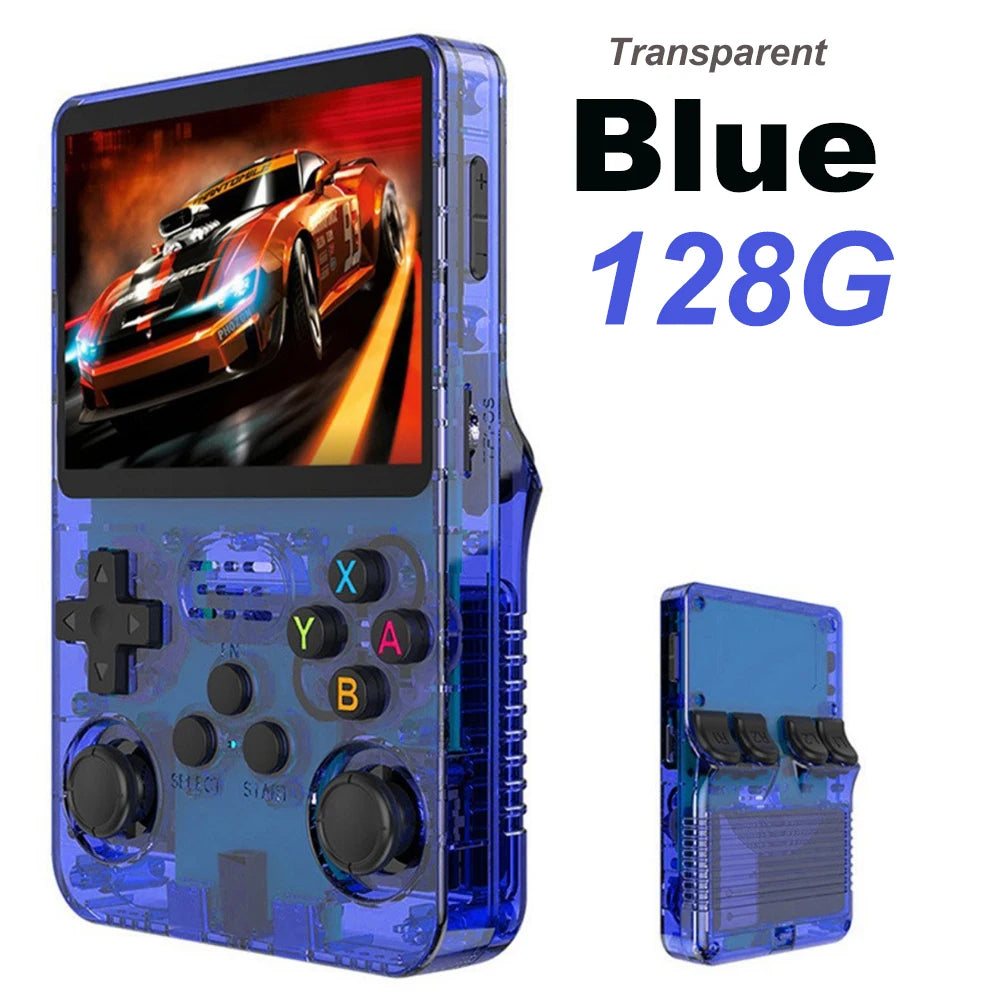 BOYHOM 256G/128G/64G R36S ARKOS 2.0 Retro Handheld Game Console 3.5'' IPS screen,Portable Pocket Game Player for  children gift