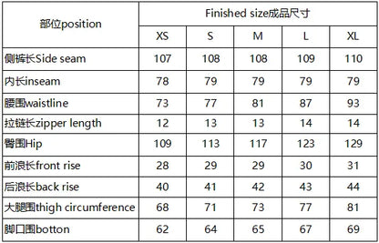 American style high end streetwear style faded holey denim women's pants 2025 new collection