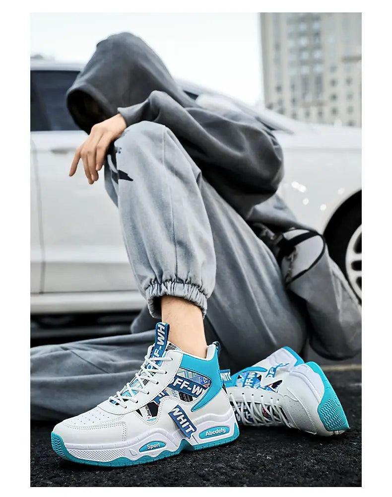 Luxury High Top Men's Vulcanized Shoes Winter Casual Sneaker for Men Ankle Boots Platform Designer Skateboard Tenis Masculino