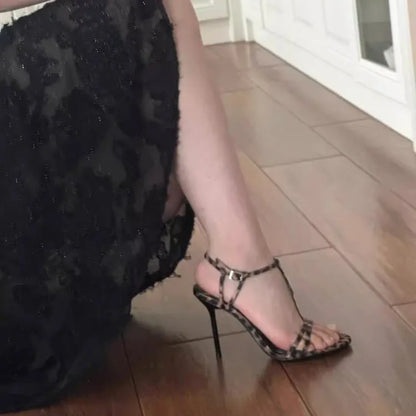 Women's High Heels Casual Slingback Pointed Toe Sandals Feminine Sexy 2025 Designer High Heels Summer Dress Party Sandals Women