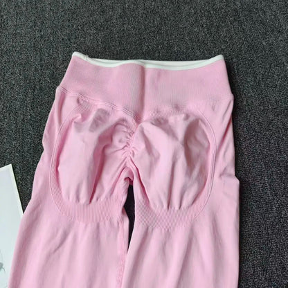 Peach Butt Yoga Pants, High-Waisted Butt-Lifting Fitness Pants for Women, Highly Elastic Quick-Drying Tight Leggings for Workout