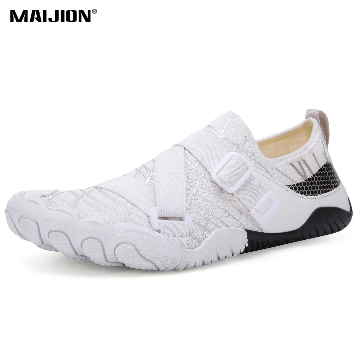 Men Women Elastic Beach Barefoot Seaside Aqua Shoe Quick-Dry Breathable Surf Wading Shoe Non Slip Upstream Swimming Water Shoe
