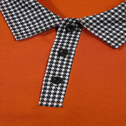 Spring and Autumn Men's Long Sleeve Polo Shirt Classic Business Office T-shirt Male Street Casual Fashion Solid Color Top