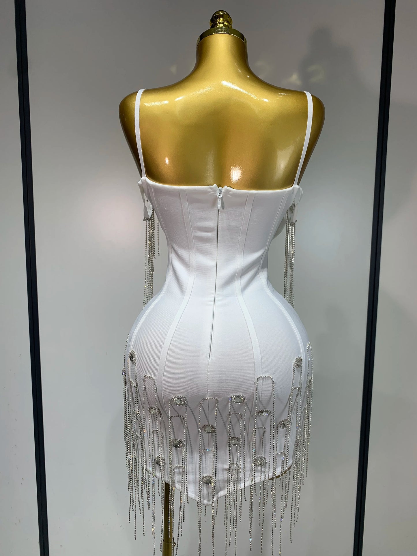 Women Sexy Backless Spaghetti Strap Bodycon Sleeveless Bandage Dress 2025 Elegant Prom Gown Club Evening Party Birthday Dresses