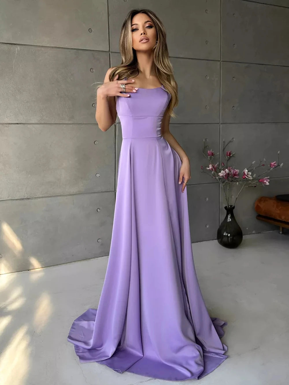 2025 & 2026 New Women's Halter Backless Sexy Slit Evening Dress For Party Banquet Birthday Party And Retro Clothing