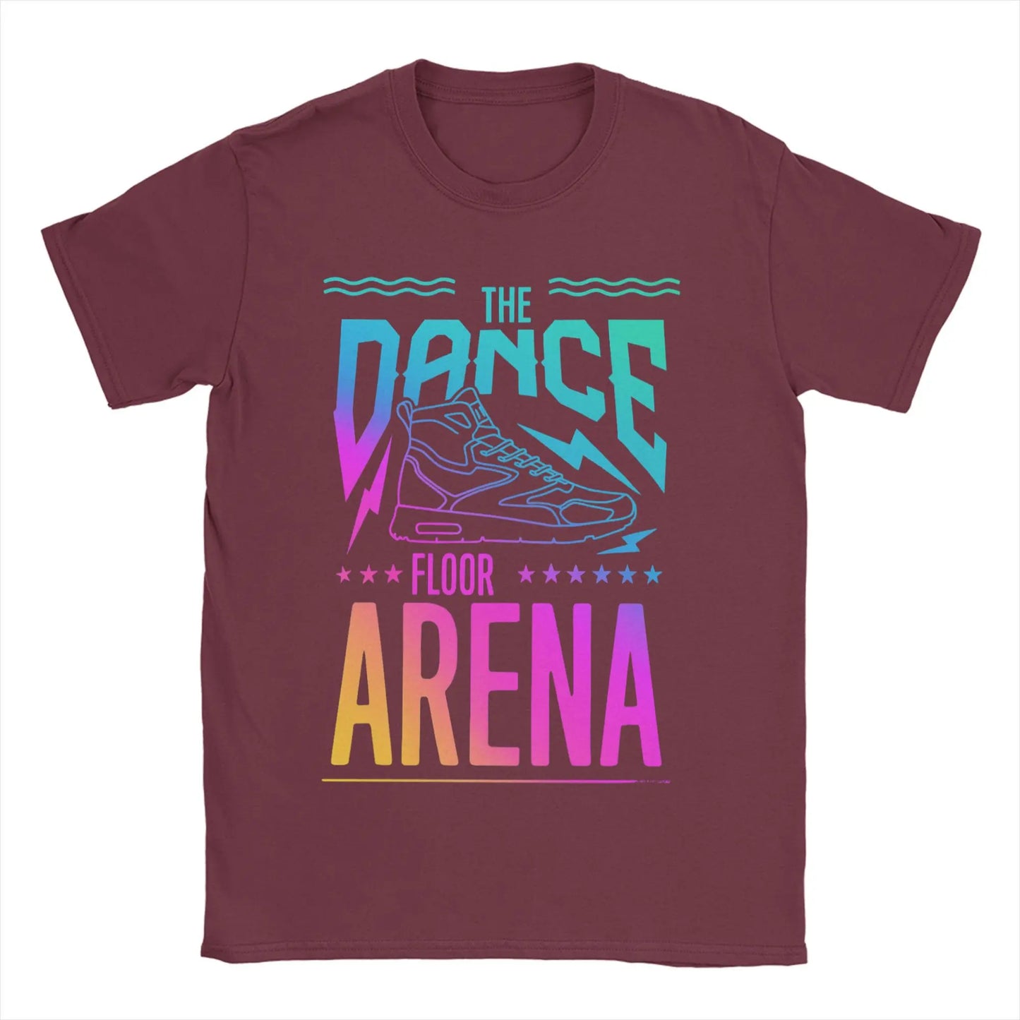 TIL DANCE FLOOR ARENA Men Women T Shirt  Vintage Tee Shirt Short Sleeve Crew Neck T-Shirts Cotton Summer Tops
