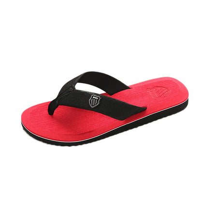 Men'S Flip Flops Simple Men'S Flip Flops Lightweight Casual Slippers Non-Slip Clip Foot Beach Vacation Seaside Play Comfortable