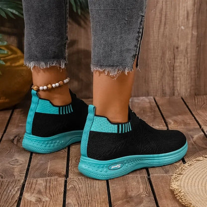 Ladies Shoes 2025 Fashion Slip-on Women's Vulcanize Shoes New Color Matching Breathable Hot Sale Light Comfortable Casual Shoes