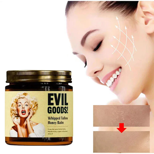 100% Grass Fed Grass Finished Whipped Vanilla Beef Tallow Moisturizer,Anti Aging Fine Lines Whitening Moisturizing Brightening