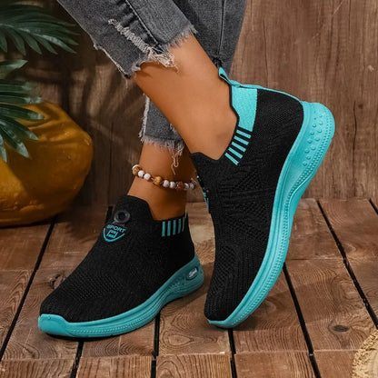 Ladies Shoes 2025 Fashion Slip-on Women's Vulcanize Shoes New Color Matching Breathable Hot Sale Light Comfortable Casual Shoes