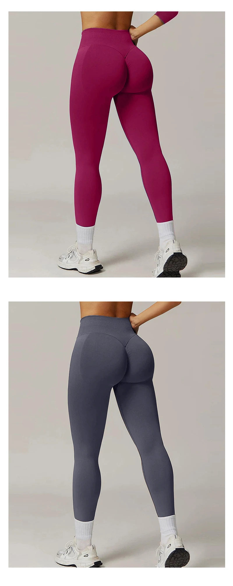 Women's High Waist Yoga Leggings Seamless High Stretchy Butt Lifting Breathable Sports Pants for Women Gym Leggings