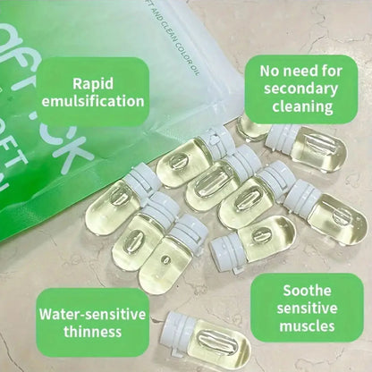 30 Count Makeup Remover Oil Individually Wrapped Camellia Extract Deep Cleaning Gentle Cleanser Oil