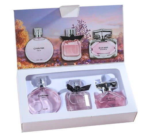 3*30ML Set of Floral Scented Perfume for Women Men Scent Lasting Fragrance Pheromone Eau De Parfum High Quality Gift Box