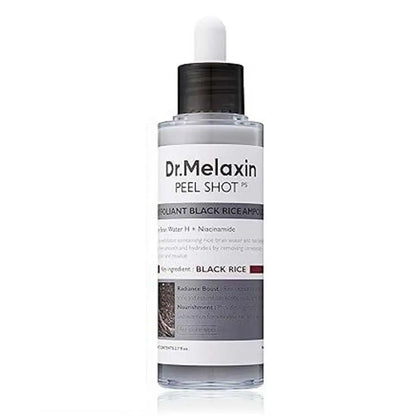 Dr.Melaxin Peel Shot Glow Black Rice Peeling Ampoule Soft Exfoliating Scrub Dead Skin Care Korean Skincare