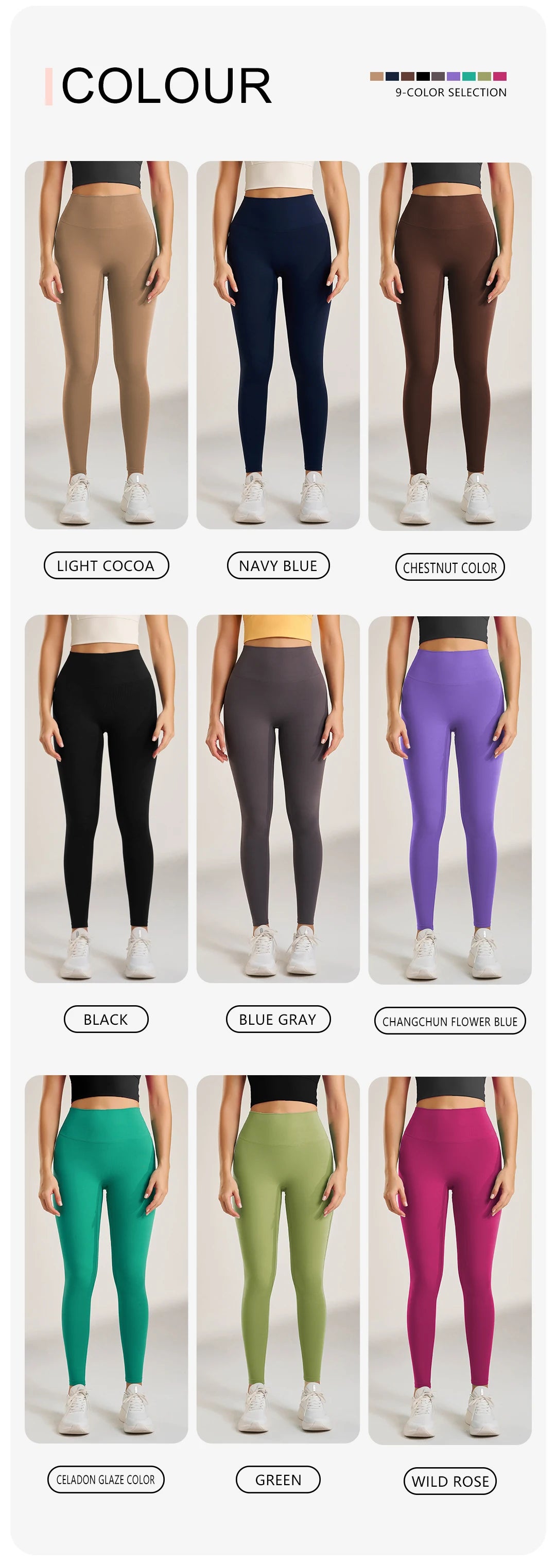 Yoga Leggings Pants Trousers Women's Quick Dry Sports Leggings High Waisted Fitness Pants Stretch Peach Butt Gym Clothing