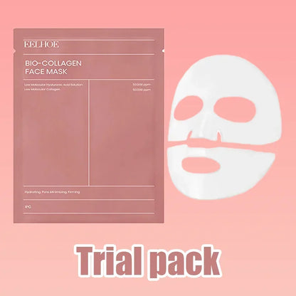 Korean Skincare Custom Bio Collagen Beauty Deep Hydrating Overnight Bio-collagen Face Skin Care Mask Sheet Facial Collagen Mask