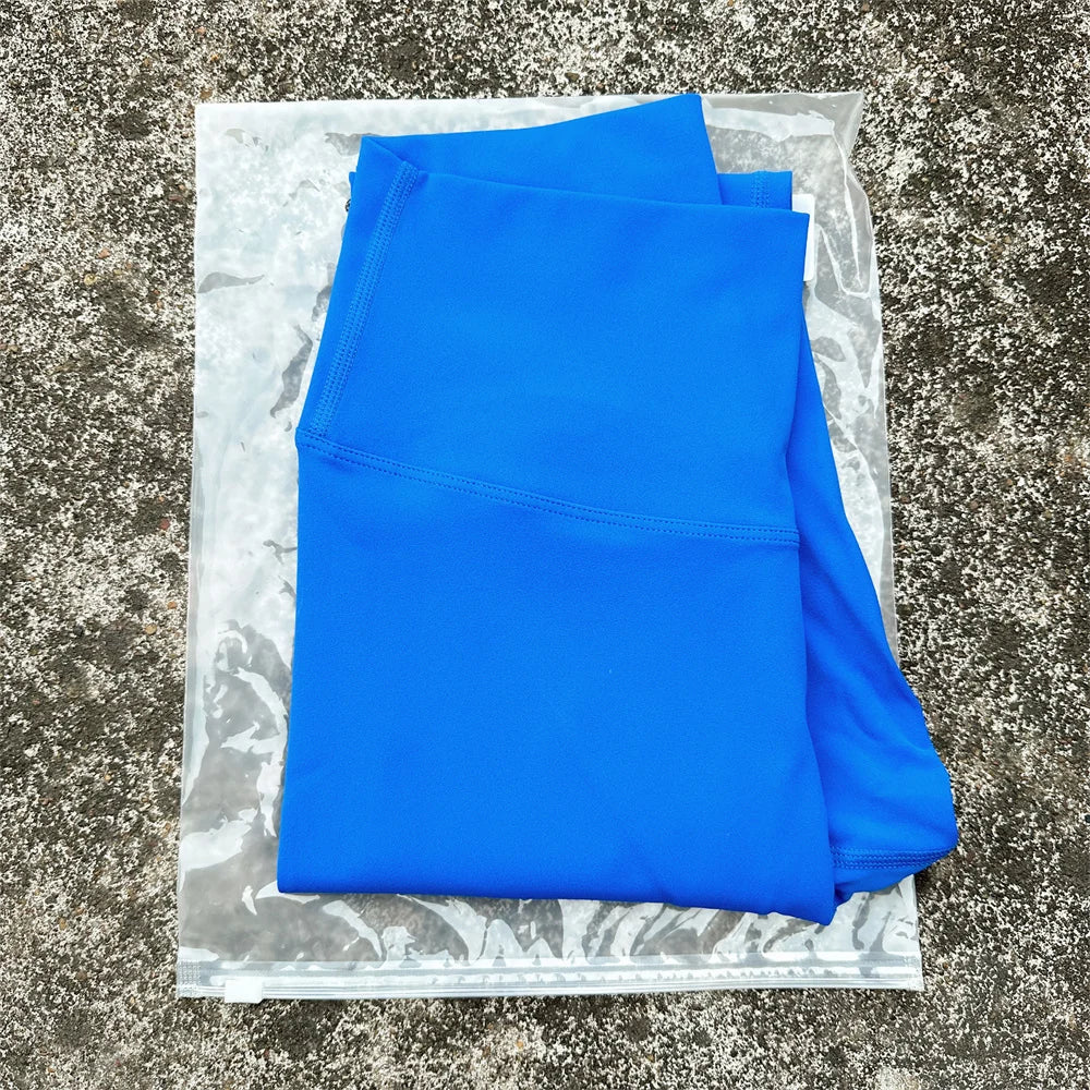 Solid Color Back Waist Pocket High Waist Yoga Legging Women Sport Cropped Pants Butter Athletic Gym Comprehensive Training Jog