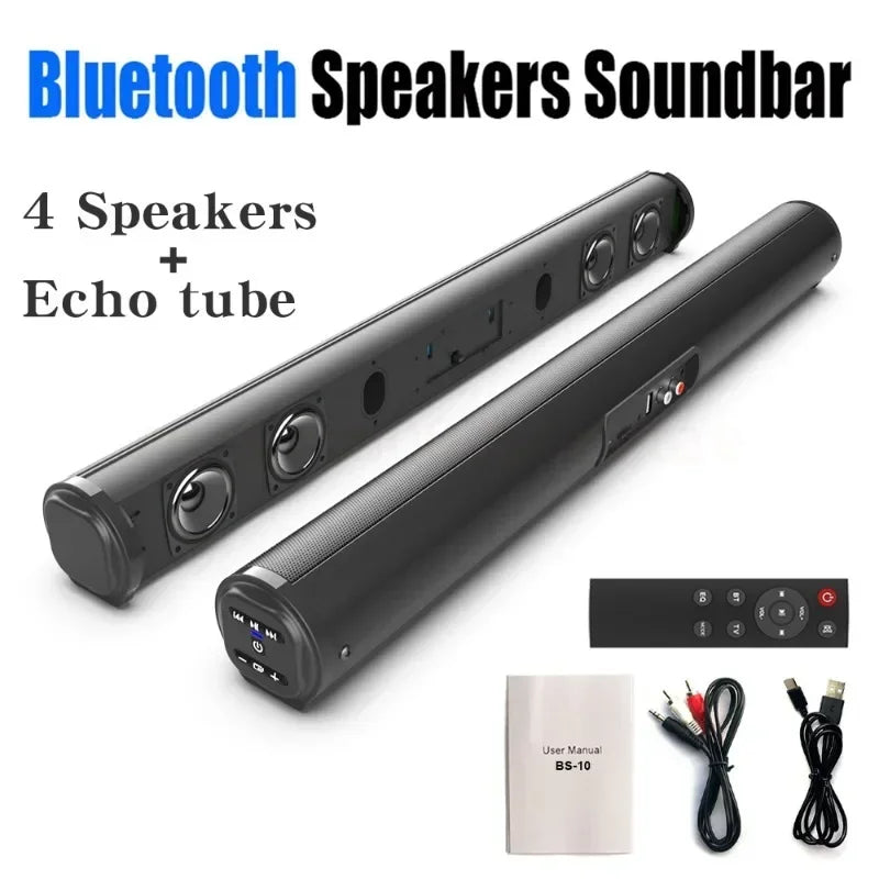 Super Powerful Wireless Bluetooth Speaker Portable Sound Bar Caixa De Som Bluetooth Home Theater TV Sound Box Subwoofer FM Radio