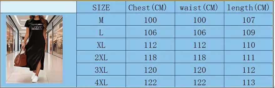 SummerLoose and comfortable long dress long T-shirt dress women's summer clashing dresses