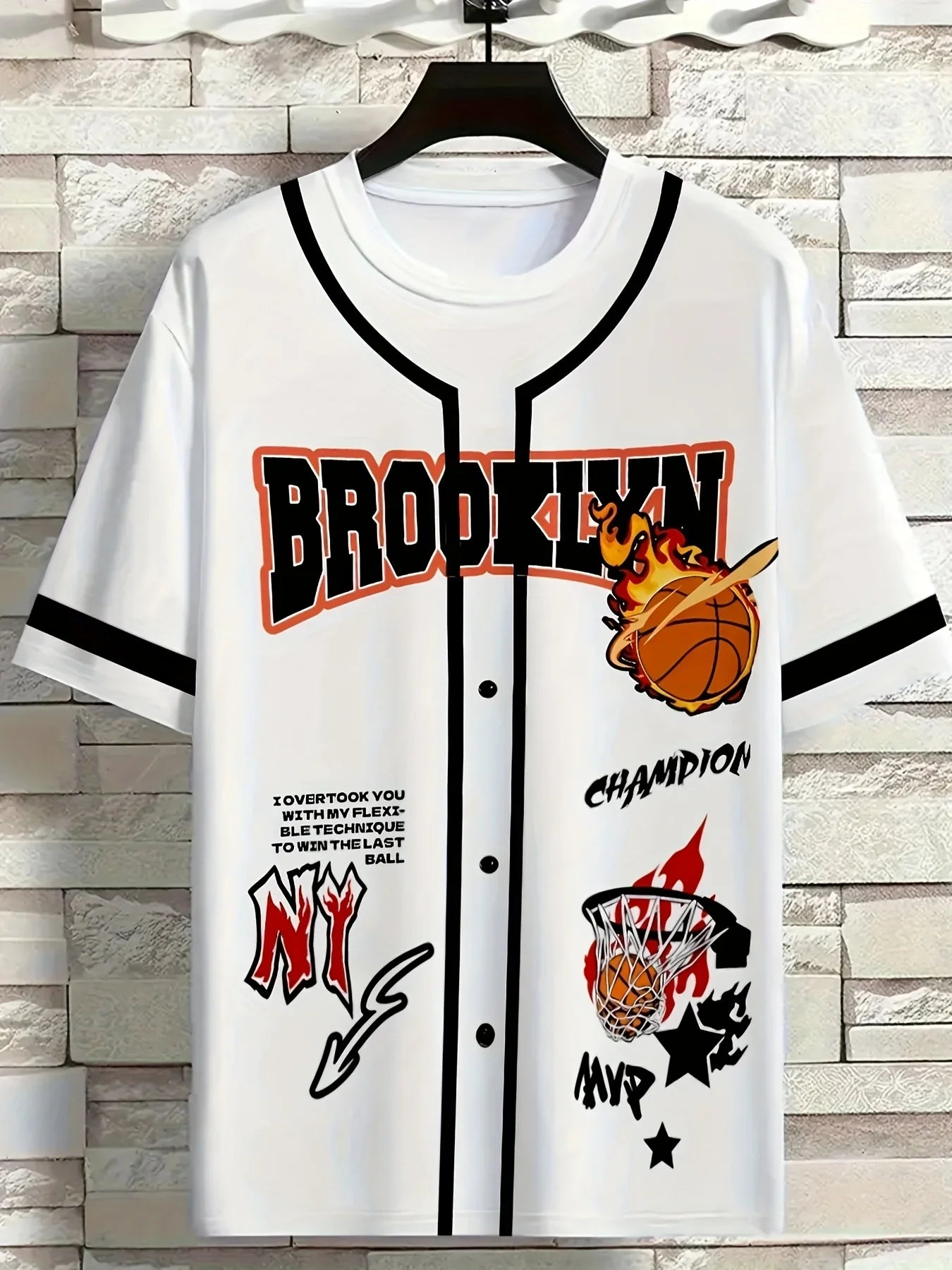 2025 Summer New Men's Basketball Print Simple Casual Comfortable Breathable Quick Dry Sports Round Neck Short Sleeve Tops