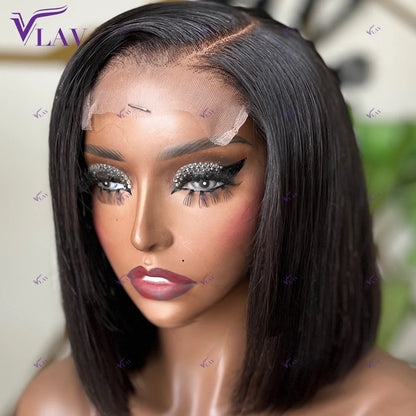 Glueless Wig Human Hair 10-16 Inch 13×6 HD Lace Frontal Wig 13×4/360 HD Lace PrePlucked With Baby Hair Wear And Go Short Bob Wig