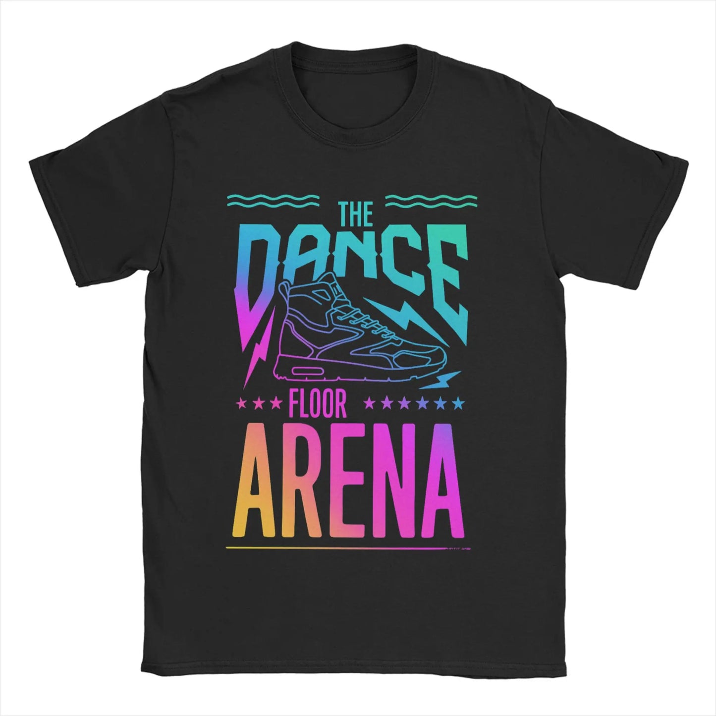 TIL DANCE FLOOR ARENA Men Women T Shirt  Vintage Tee Shirt Short Sleeve Crew Neck T-Shirts Cotton Summer Tops