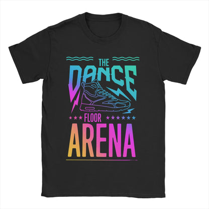 TIL DANCE FLOOR ARENA Men Women T Shirt  Vintage Tee Shirt Short Sleeve Crew Neck T-Shirts Cotton Summer Tops