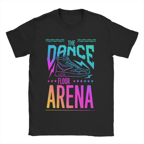 TIL DANCE FLOOR ARENA Men Women T Shirt  Vintage Tee Shirt Short Sleeve Crew Neck T-Shirts Cotton Summer Tops