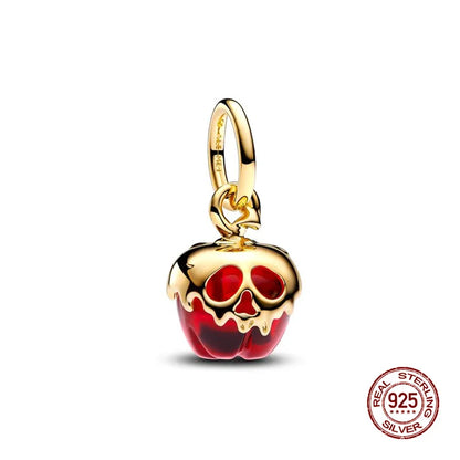 Charms 925 Silver Disney Series-Witch Charms Beads Fits 3mm Original Bracelet Necklace Womens DIY Fine Jewelry Gift Hot Sale