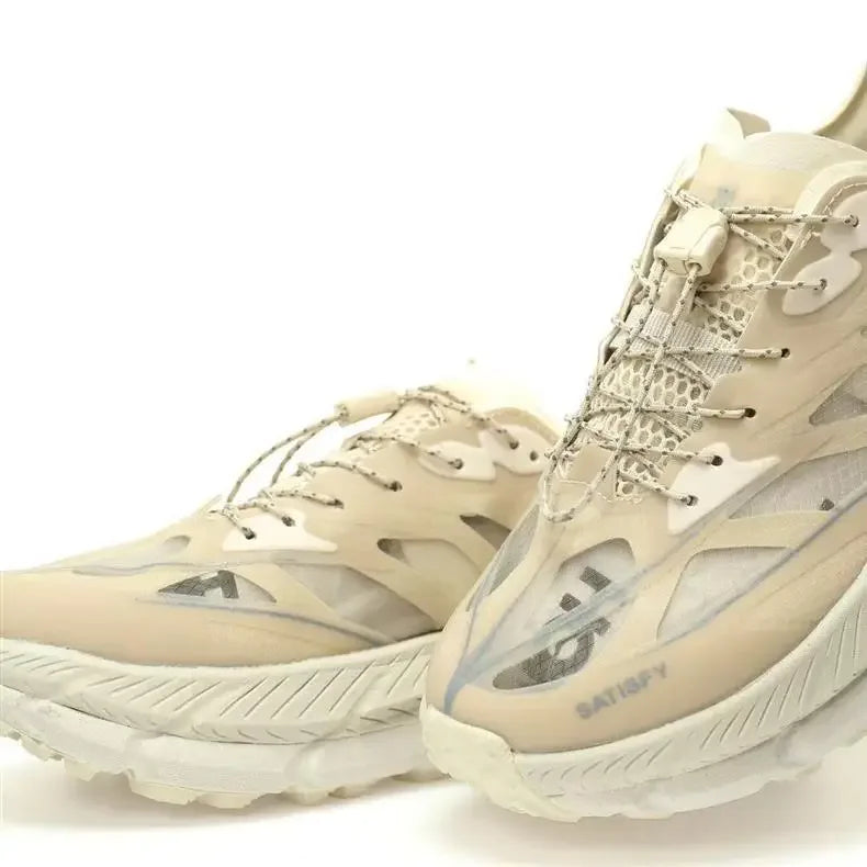 Low-Top Casual Running Shoes Unisex Breathable Mesh Shock Absorption Cross-country Sports Shoes EVA Insole from Mainland China