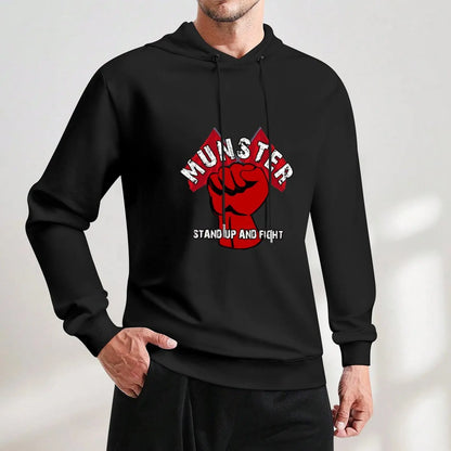 Munster Rugby - Stand up and Fight Hoodie autumn jacket men autumn men wear autumn new products hoodie streetwear