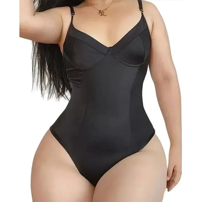 Full Body Shapers Women Corset Shaper Slimming Shapewear Lingerie One-pieces Back tied triangular Bodysuit waist trainer Girdle