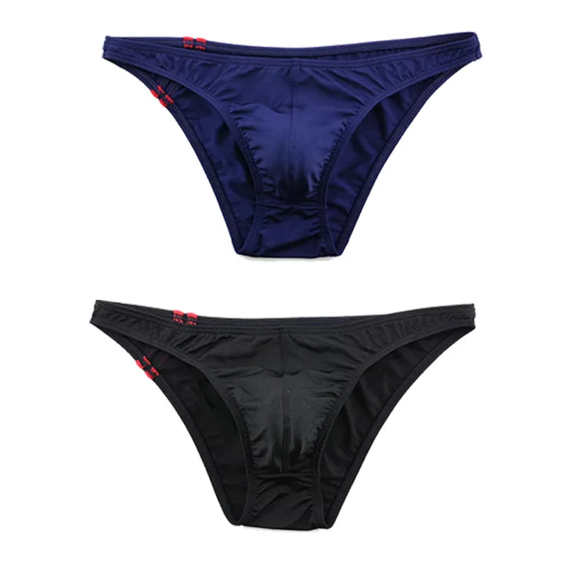 Men Swimwear Solid Swimsuit Briefs Sport Swimming Trunks U Pouch Beachwear Briefs Beach Shorts bathing suit