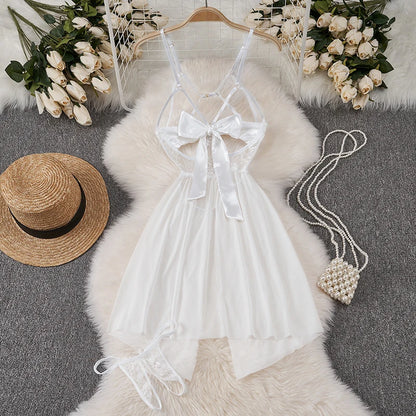 Japanese Kimono V-neck Printed Flower Bow Waist Shaping Cardigan Dress Women Clothing Loose Long Sleeve Vintage Sexy Lace-up New