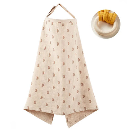 Cotton Breastfeeding Cover Mother Outing Nursing Covers Adjustable Privacy Baby Feeding Breastfeeding Apron Stroller Blanket