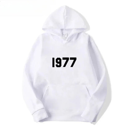 1977 New Fashion Men's and Women's Hoodies Hip Hop Street Brand High Quality Hot Selling Men's and Women's Sports Hoodies