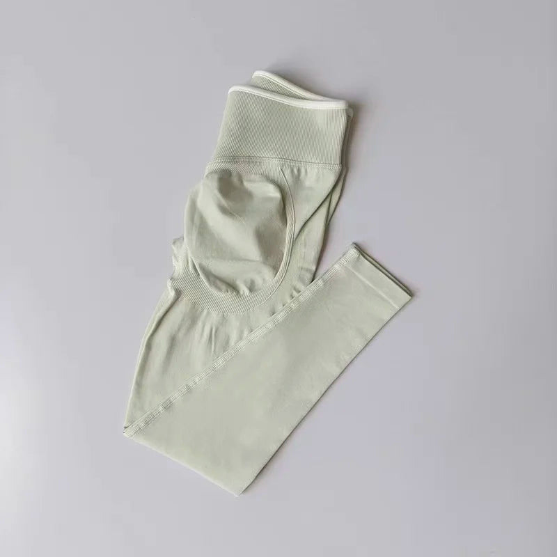 Peach Butt Yoga Pants, High-Waisted Butt-Lifting Fitness Pants for Women, Highly Elastic Quick-Drying Tight Leggings for Workout