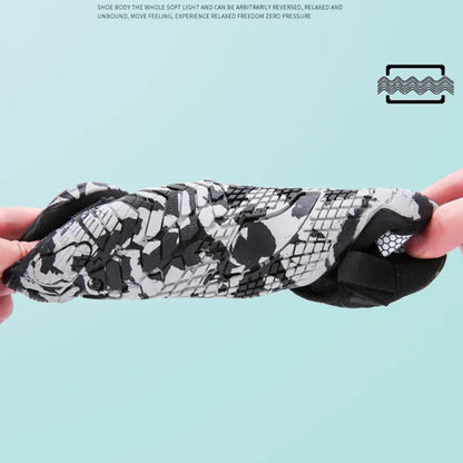 Men Women Elastic Beach Barefoot Seaside Aqua Shoe Quick-Dry Breathable Surf Wading Shoe Non Slip Upstream Swimming Water Shoe