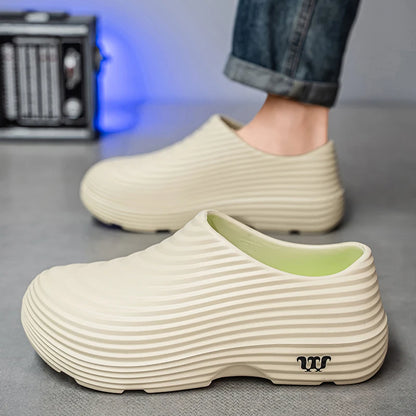 Waterproof Anti-skid Oil Proof Chef Kitchen Shoes Soft Working Footwear Without Steel Cap Clogs Garden Beach Shoes Summer