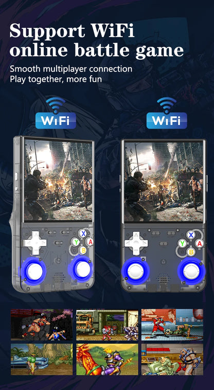 R36 Ultra Console Portable Retro Game 4‘’ IPS Screen Handheld Game Players Emulator Pocket Video Player 64G 128G 20000+ Games