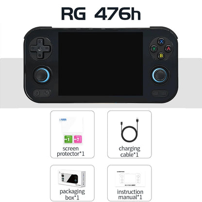 ANBERNIC RG 476H Android Handheld Game Console 4.7"HD Multi-touch Full Screen Hall Triggers Wifi Retro Video Games Player RG476H