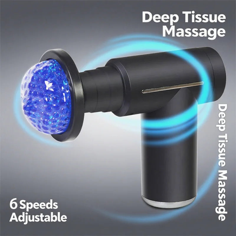 Mini Muscle Massage Gun Body Massager Deep Handheld Percussion Massager For Body Back Neck Leg Cold And Hot Compress Fascia Gun