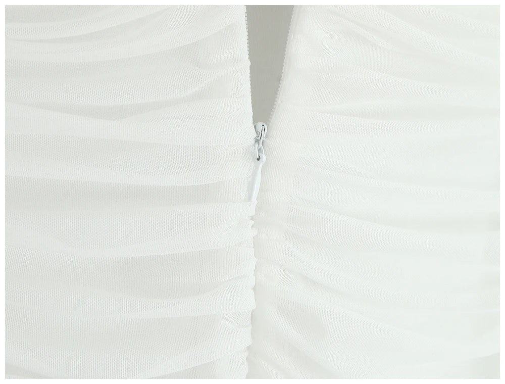 Womens Dress Mesh Ruched Slim Fit Long Spaghetti Strap Elegant Dress Must Have For Elegant Parties And Evening Banquets