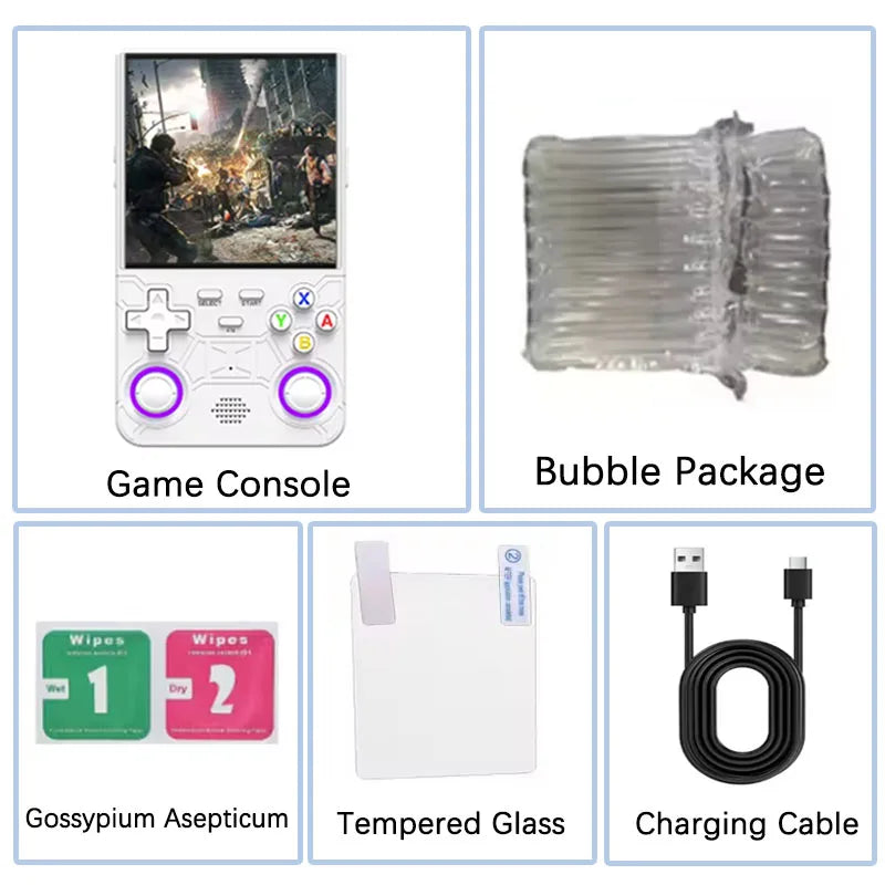 R36 Ultra Console Handheld Game Players 4 Inch Screen Open Source Console Retro Pocket Video Player 128G 20000+ Games